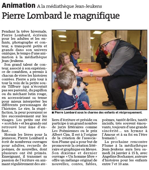 Article médiathèque Pierre 2015 01 10